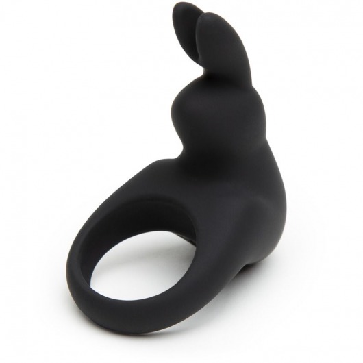 Черное эрекционное виброкольцо Happy Rabbit Rechargeable Rabbit Cock Ring - Happy Rabbit - в Белгороде купить с доставкой