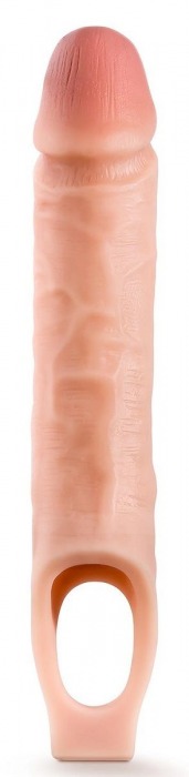 Телесная насадка на пенис 10 Inch Cock Sheath Extender - 25 см. - Blush Novelties - в Белгороде купить с доставкой