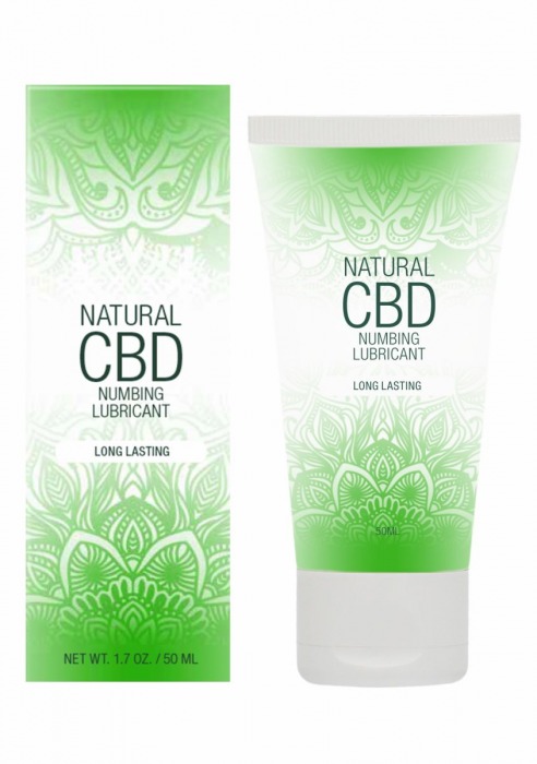 Лубрикант с пролонгирующим эффектом Natural CBD Numbing Lubricant - 50 мл. - Shots Media BV - купить с доставкой в Белгороде