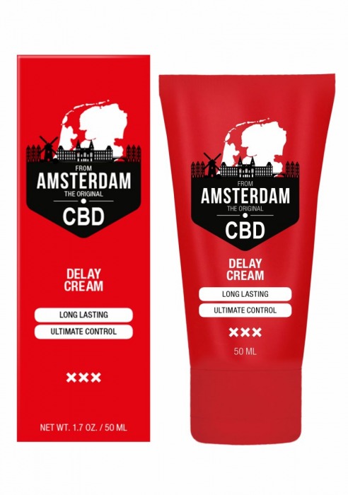 Крем-пролонгатор CBD from Amsterdam Delay Cream - 50 мл. - Shots Media BV - купить с доставкой в Белгороде