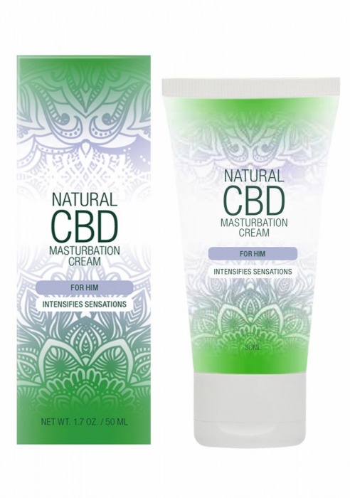 Крем для мастурбации для мужчин Natural CBD Masturbation Cream For Him - 50 мл. - Shots Media BV - купить с доставкой в Белгороде