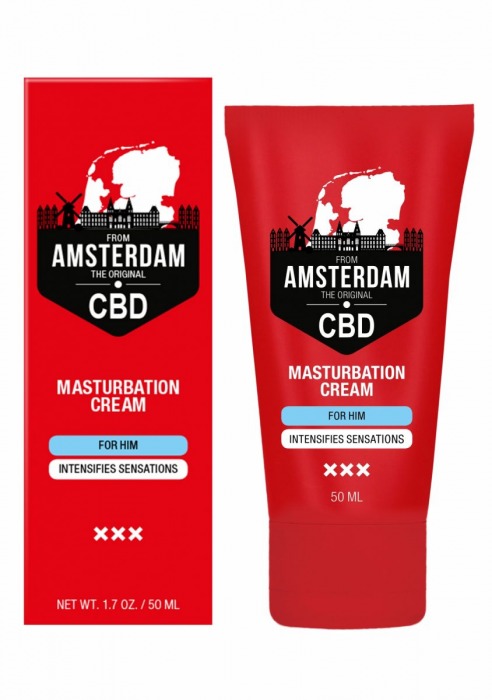 Крем для мастурбации для мужчин CBD from Amsterdam Masturbation Cream For Him - 50 мл. - Shots Media BV - купить с доставкой в Белгороде