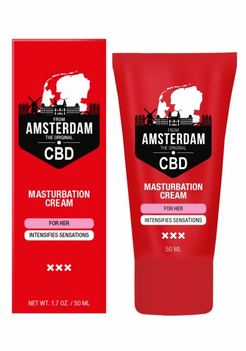 Крем для мастурбации для женщин CBD from Amsterdam Masturbation Cream For Her - 50 мл. - Shots Media BV - купить с доставкой в Белгороде