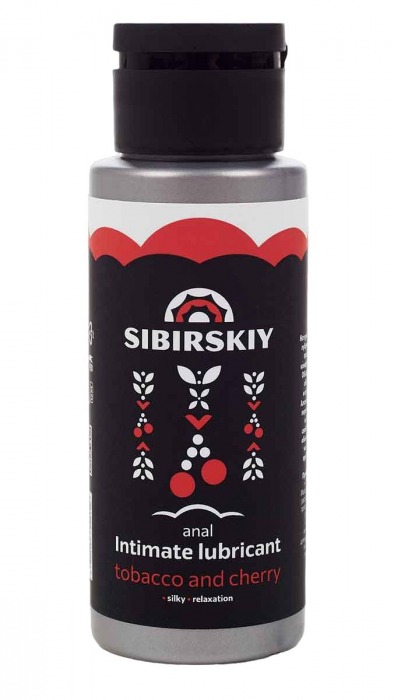 Анальный лубрикант на водной основе SIBIRSKIY с ароматом вишни и табака - 100 мл. - Sibirskiy - купить с доставкой в Белгороде