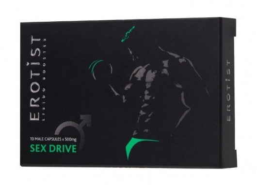 Капсулы для мужчин для повышения либидо Erotist SEX DRIVE - 10 капсул (500 мг.) - Erotist Libido Booster - купить с доставкой в Белгороде
