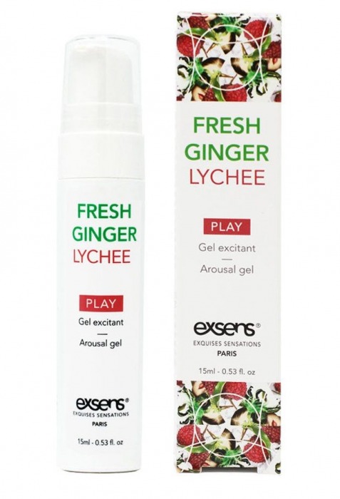 Возбуждающий гель Fresh Ginger Lychee Arousal Gel - 15 мл. - Exsens - купить с доставкой в Белгороде