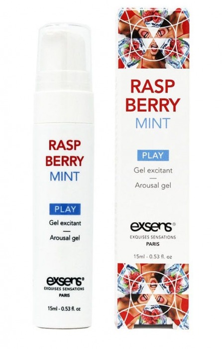 Возбуждающий гель Raspberry Mint с ароматом малины и мяты - 15 мл. - Exsens - купить с доставкой в Белгороде