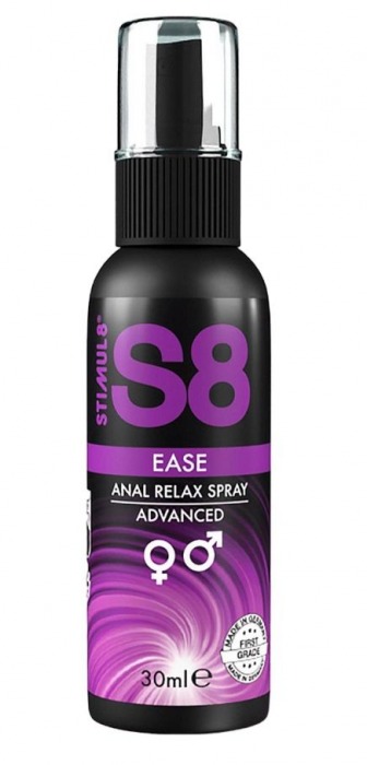 Расслабляющий анальный спрей S8 Ease Anal Relax Spray - 30 мл. - Stimul8 - купить с доставкой в Белгороде