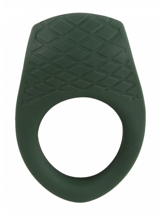 Зеленое эрекционное виброкольцо Luxurious Vibro Cock Ring - Orion - в Белгороде купить с доставкой