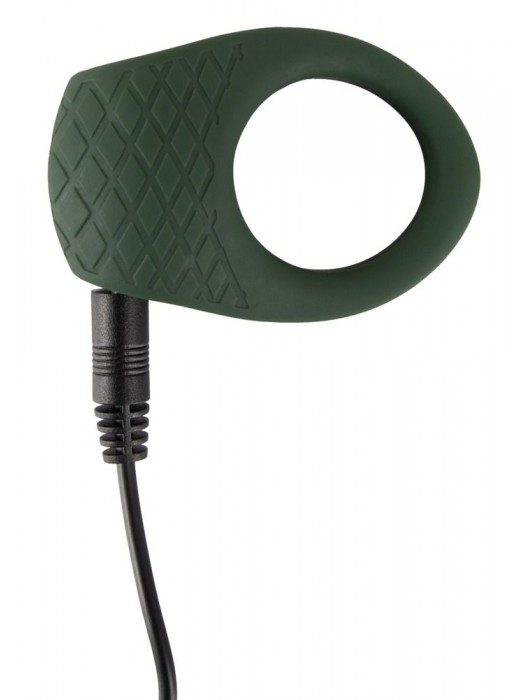 Зеленое эрекционное виброкольцо Luxurious Vibro Cock Ring - Orion - в Белгороде купить с доставкой