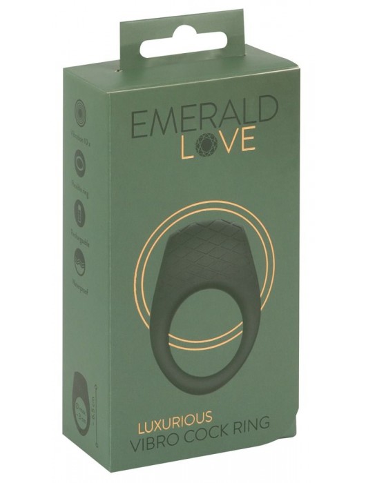 Зеленое эрекционное виброкольцо Luxurious Vibro Cock Ring - Orion - в Белгороде купить с доставкой