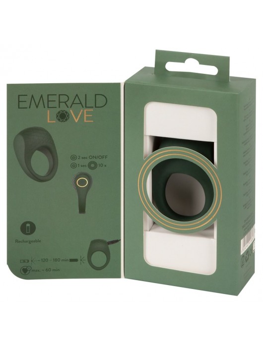 Зеленое эрекционное виброкольцо Luxurious Vibro Cock Ring - Orion - в Белгороде купить с доставкой