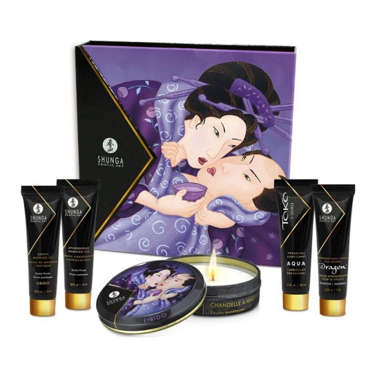 Подарочный набор Geishas secret из 5 предметов - Shunga - купить с доставкой в Белгороде