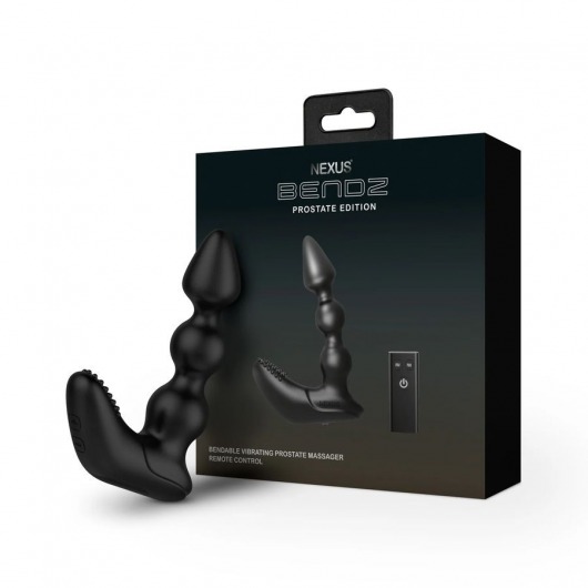 Черный вибростимулятор Nexus Bendz Prostate Edition - 14,1 см. - Nexus Range - в Белгороде купить с доставкой