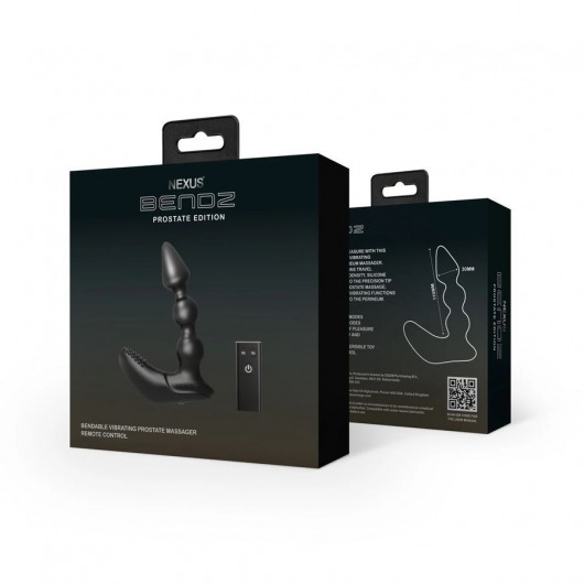Черный вибростимулятор Nexus Bendz Prostate Edition - 14,1 см. - Nexus Range - в Белгороде купить с доставкой