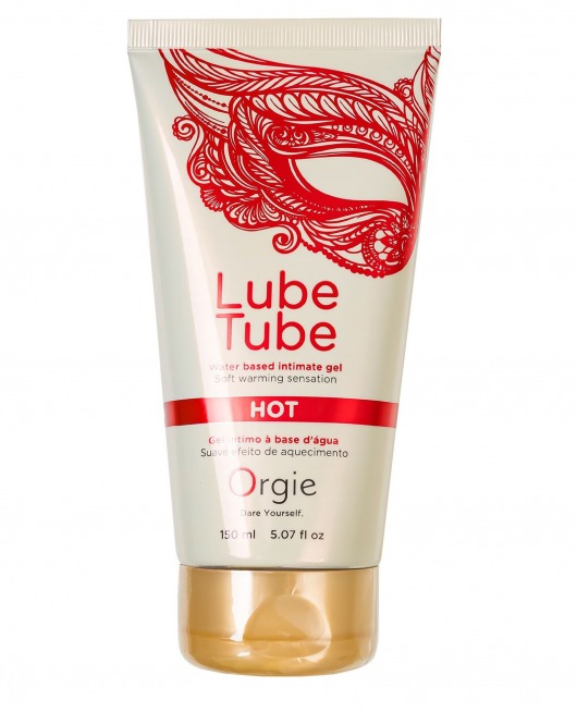 Интимный гель на водной основе Lube Tube Hot с разогревающим эффектом - 150 мл. - ORGIE - купить с доставкой в Белгороде