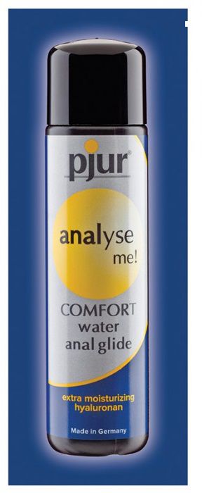 Анальный лубрикант pjur ANALYSE ME Comfort Water Anal Glide - 2 мл. - Pjur - купить с доставкой в Белгороде