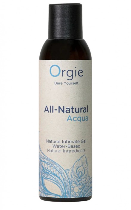 Интимный гель на водной основе Orgie All-Natural Acqua - 150 мл. - ORGIE - купить с доставкой в Белгороде