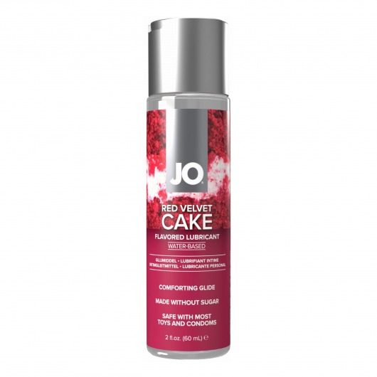 Лубрикант на водной основе JO H2O Red Velvet Cake Flavored Lubricant - 60 мл. - System JO - купить с доставкой в Белгороде