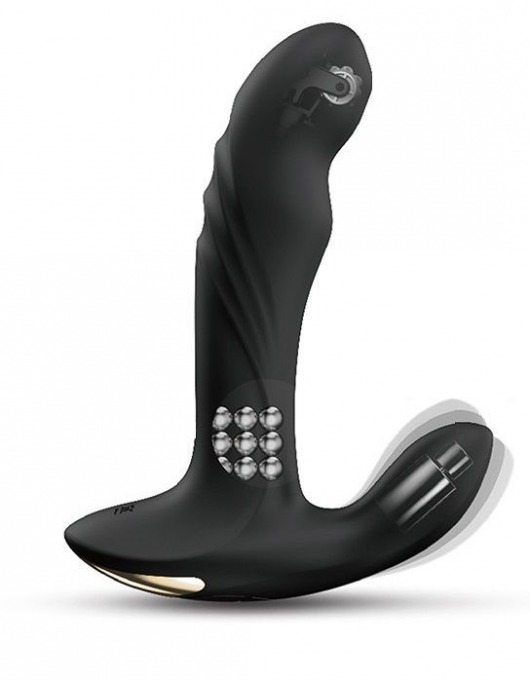 Черный вибромассажер простаты Multi P-Joy с 3 моторами - Dorcel - в Белгороде купить с доставкой