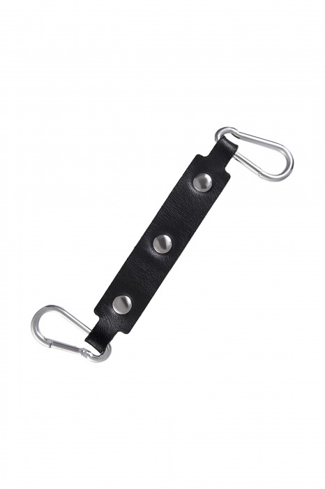 Черно-красные оковы из натуральной кожи - Pecado - купить с доставкой в Белгороде