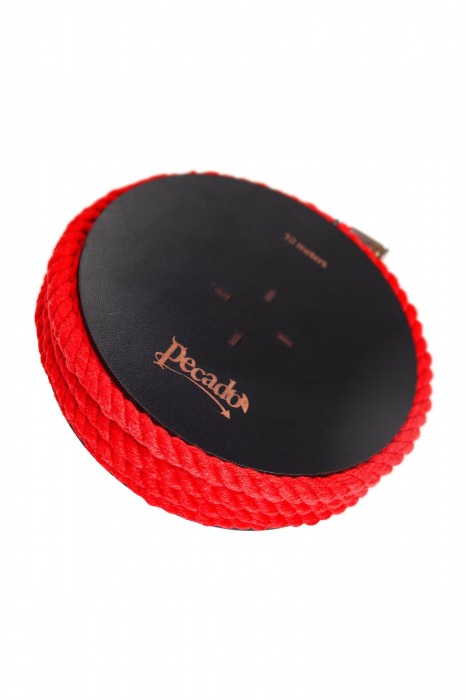 Красная веревка для шибари на катушке - 10 м. - Pecado - купить с доставкой в Белгороде