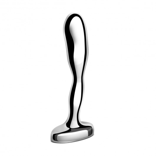 Стальной стимулятор простаты Stainless Steel Prostate Plug - 11,5 см. - b-Vibe - в Белгороде купить с доставкой