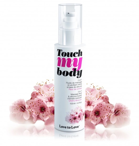 Силиконовый лубрикант 2-в-1 Touch My Body с ароматом вишнёвого цвета - 100 мл. - Love to Love - купить с доставкой в Белгороде