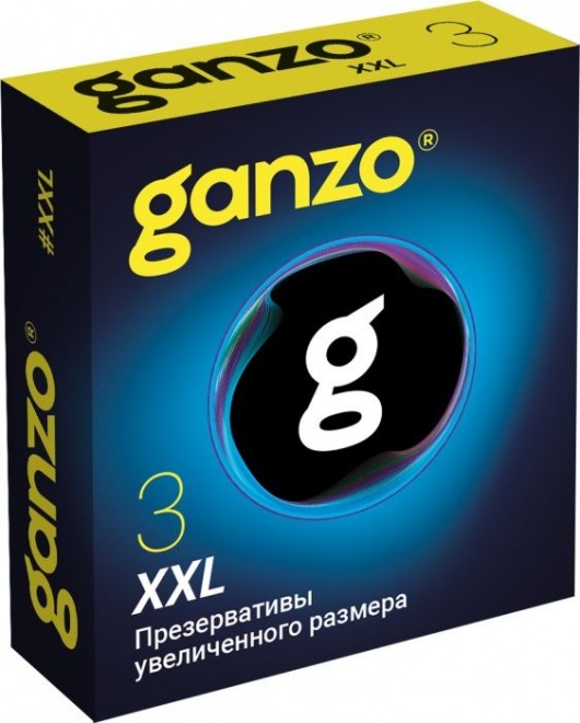 Презервативы увеличенного размера Ganzo XXL - 3 шт. - Ganzo - купить с доставкой в Белгороде