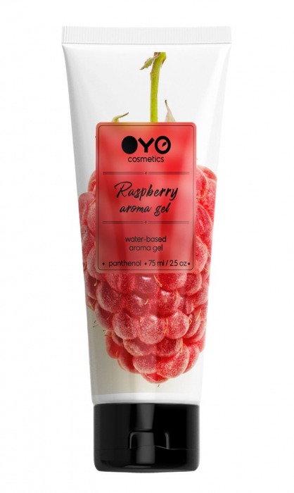 Лубрикант на водной основе OYO Aroma Gel Raspberry с ароматом малины - 75 мл. - OYO - купить с доставкой в Белгороде