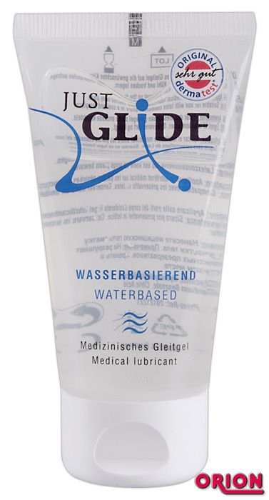 Вагинальная смазка на водной основе JUSTGLIDE - 50 мл. - Orion - купить с доставкой в Белгороде