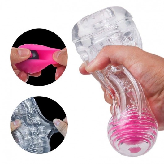 Прозрачный вибромастурбатор Space Capsule-RСT - S-HANDE - в Белгороде купить с доставкой