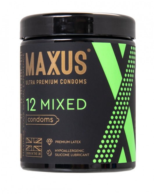 Презервативы MAXUS Mixed - 12 шт. - Maxus - купить с доставкой в Белгороде