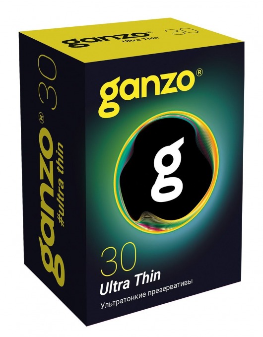 Супертонкие презервативы Ganzo Ultra thin - 30 шт. - Ganzo - купить с доставкой в Белгороде