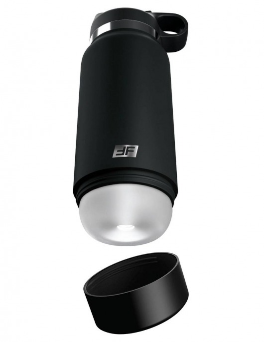 Черный мастурбатор в виде бутылки Fap Flask - Pipedream - в Белгороде купить с доставкой