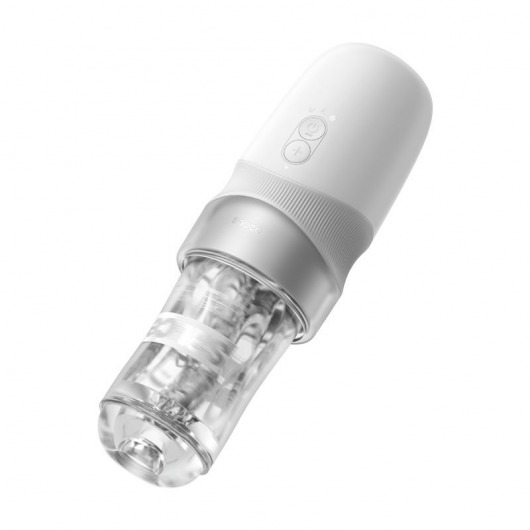 Белый автоматический мастурбатор Extra Sauce - Sauce - в Белгороде купить с доставкой