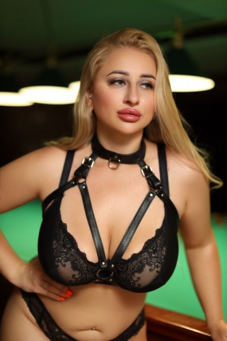 Черная кожаная сбруя с ошейником plus size из нежной кожи - БДСМ Арсенал - купить с доставкой в Белгороде