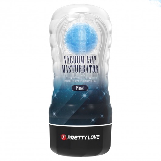 Прозрачный текстурированный мастурбатор Vacuum Cup Masturbator Planet - Baile - в Белгороде купить с доставкой