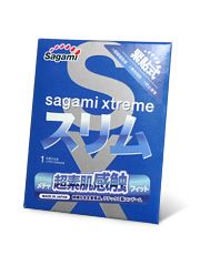 Презерватив Sagami Xtreme FEEL FIT 3D - 1 шт. - Sagami - купить с доставкой в Белгороде