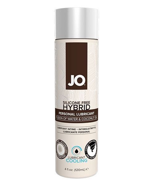 Водно-масляный лубрикант с охлаждающим эффектом JO Silicon free Hybrid Lubricant COOLING - 120 мл. - System JO - купить с доставкой в Белгороде