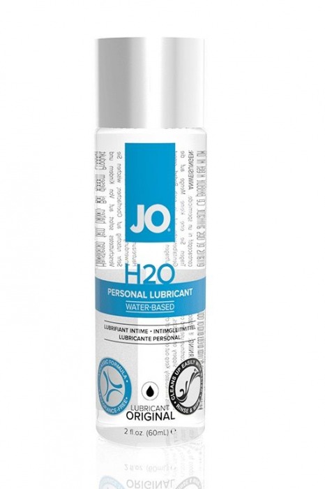 Нейтральный лубрикант на водной основе JO Personal Lubricant H2O - 60 мл. - System JO - купить с доставкой в Белгороде