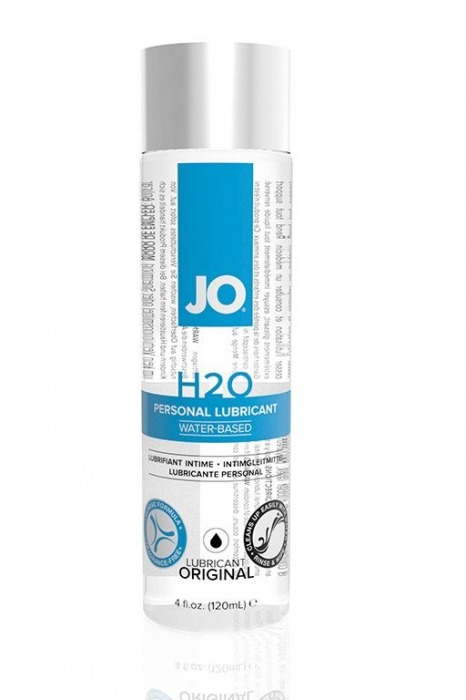 Нейтральный лубрикант на водной основе JO Personal Lubricant H2O - 120 мл. - System JO - купить с доставкой в Белгороде