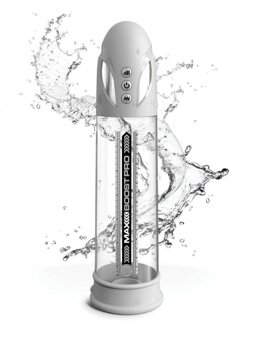 Белая вакуумная автоматическая помпа Max Boost Pro Flow - Pipedream - в Белгороде купить с доставкой