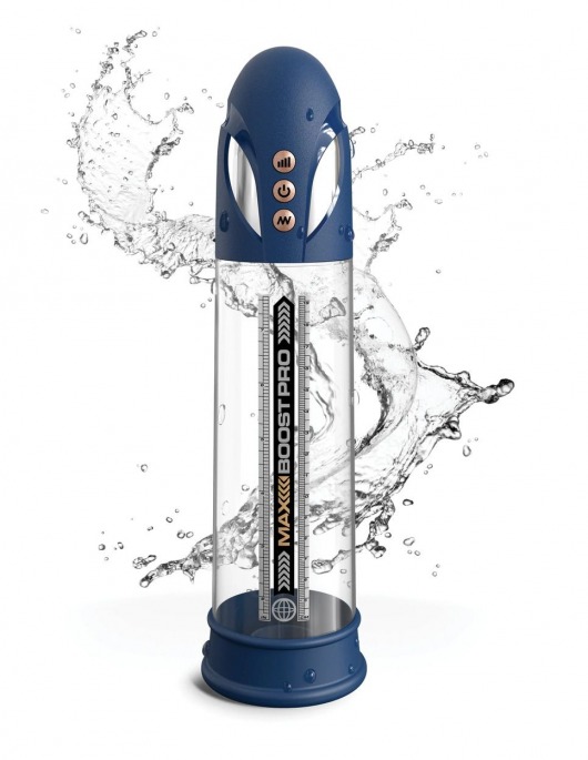 Синяя вакуумная автоматическая помпа Max Boost Pro Flow - Pipedream - в Белгороде купить с доставкой