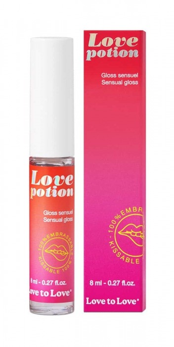 Возбуждающий блеск для губ Love Potion - 8 мл. - Love to Love - купить с доставкой в Белгороде