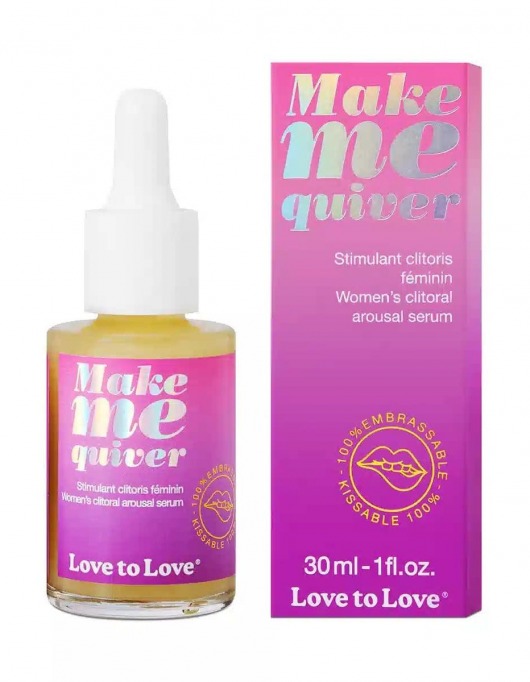 Возбуждающие капли для клитора Make Me Quiver - 30 мл. - Love to Love - купить с доставкой в Белгороде
