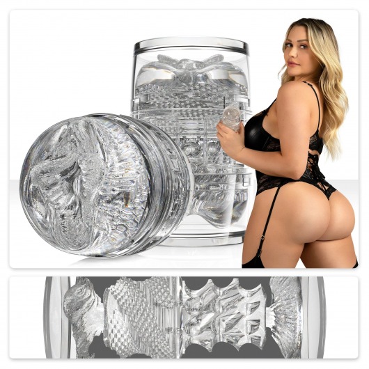 Прозрачный двусторонний мастурбатор Fleshlight Quickshot Mia Malkova - Fleshlight - в Белгороде купить с доставкой