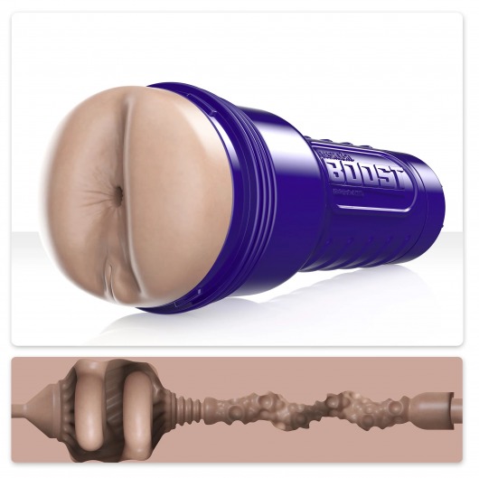Телесный мастурбатор-анус Fleshlight Boost Blast Female - Fleshlight - в Белгороде купить с доставкой