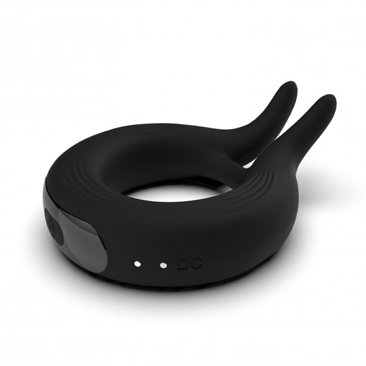 Черное эрекционное кольцо Marry Me Rechargeable Vibrating Cockring - Adrien Lastic - в Белгороде купить с доставкой