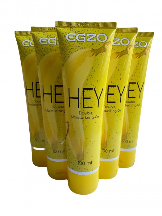 Набор из 5 анальных лубрикантов на водной основе Egzo Hey (по 100 мл.) - EGZO - купить с доставкой в Белгороде
